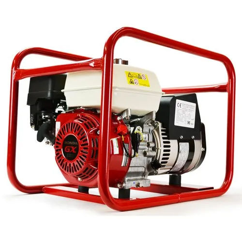 Red Honda Gx160 2.4Kw Petrol Generator