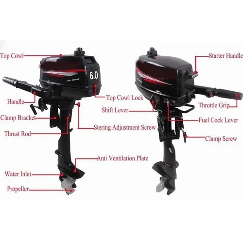 6 HP Outboard Motor