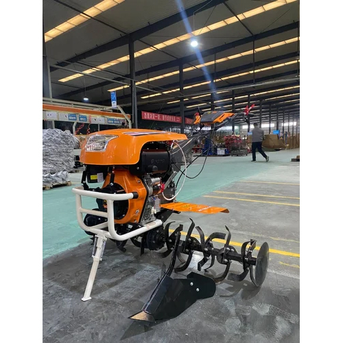 Orange 9Hp Electric Start Diesel Power Tiller