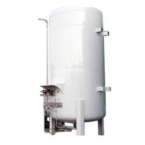 Liquid Oxygen Storage Tank - High-Grade Stainless Steel, Available in Different Sizes | Vacuum Insulation, Safety Pressure Relief Valves, First-Class Quality
