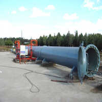 Semi-automatic Wooden Pole Treatment Plants