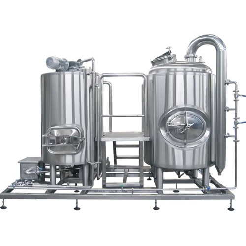 Brewing Equipment - Stainless Steel, Industrial Size, Manual Control System | Automatic Operation, Versatile Brewing for Lagers, IPAs, and Stouts