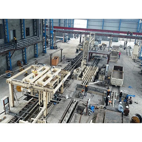 Industrial AAC Plant - Semi-Automatic Stainless Steel Electric Drive with Frequency Speed Control | Sustainable Lightweight Precast Building Material Production