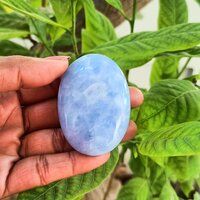 Blue Calcite Palmstone