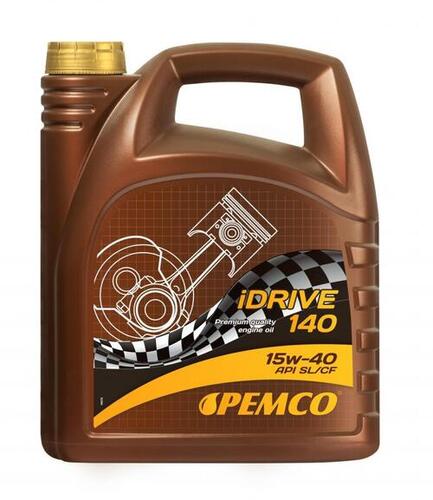 PEMCO iDRIVE 140 - SAE 15W-40 API SL/CF | Synthetic Engine Oil for Gasoline and Light Duty Diesel Perfect Lubricating Properties Brown Gold Color Versatile Performance