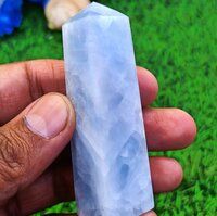 Blue Calcite Tower Obelisk