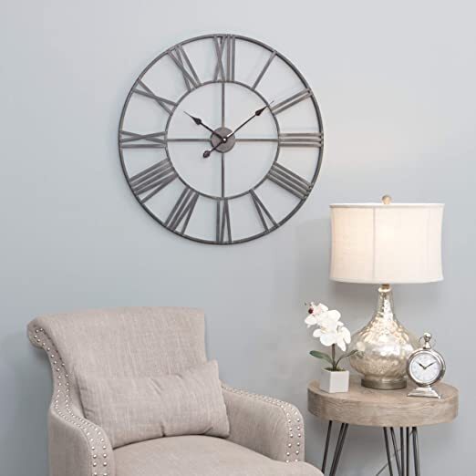 Roman number Metal WALL CLOCK