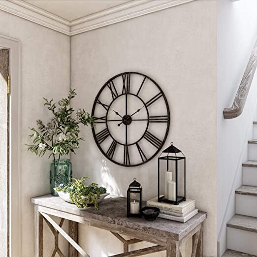Roman number Metal WALL CLOCK