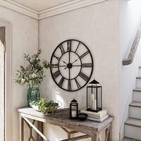Roman number Metal WALL CLOCK