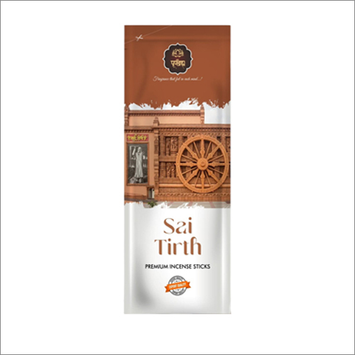 Sai Tirth Premium Incense Sticks - 100% Natural Bamboo, Black Round Sticks | Eco-Friendly, Aromatic, Anti-Odour, Religious Use