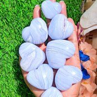 Blue Lace Agate Heart