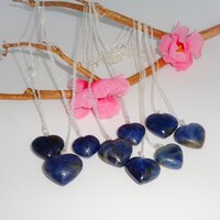 Blue Sapphire Mini Hearts Grade: Top