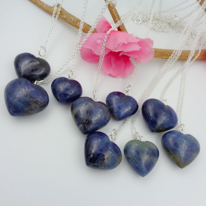 Blue Sapphire Mini Hearts