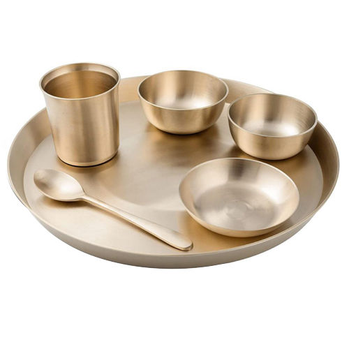 As Per Availability Modern Bronze Dinner Set