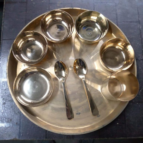 Indian Bronze Dinner Set