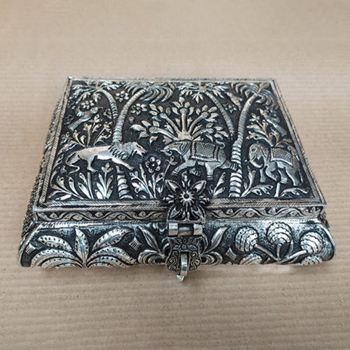 Square Silver Gifting Box