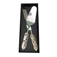 Polished Silver Cake Server