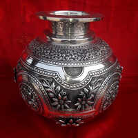 Metal Traditional Silver Kalash
