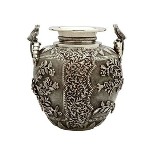 Metal Traditional Pure Silver Kalash