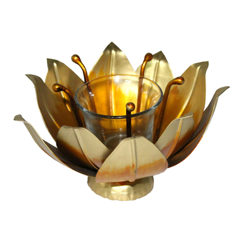 Open Lotus Tea Light