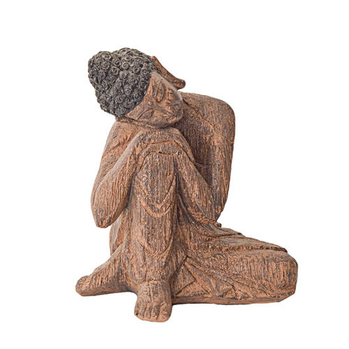 Wooden Sitting Buddha Statue