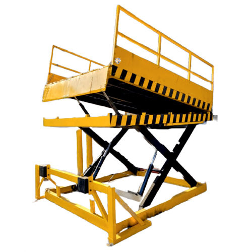 Strong Stationary Scissor Lift With Tilting Platform