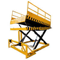 Strong Stationary Scissor Lift With Tilting Platform