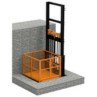 Stainless Steel Single Mast Goods Lift