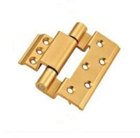 Door Hinge  Pack Rounded Door Hinges Polished Brass Hinges for Doors Interior Residential Heavy Duty Steel Reversible Removable Pin Hinge Factory Shop