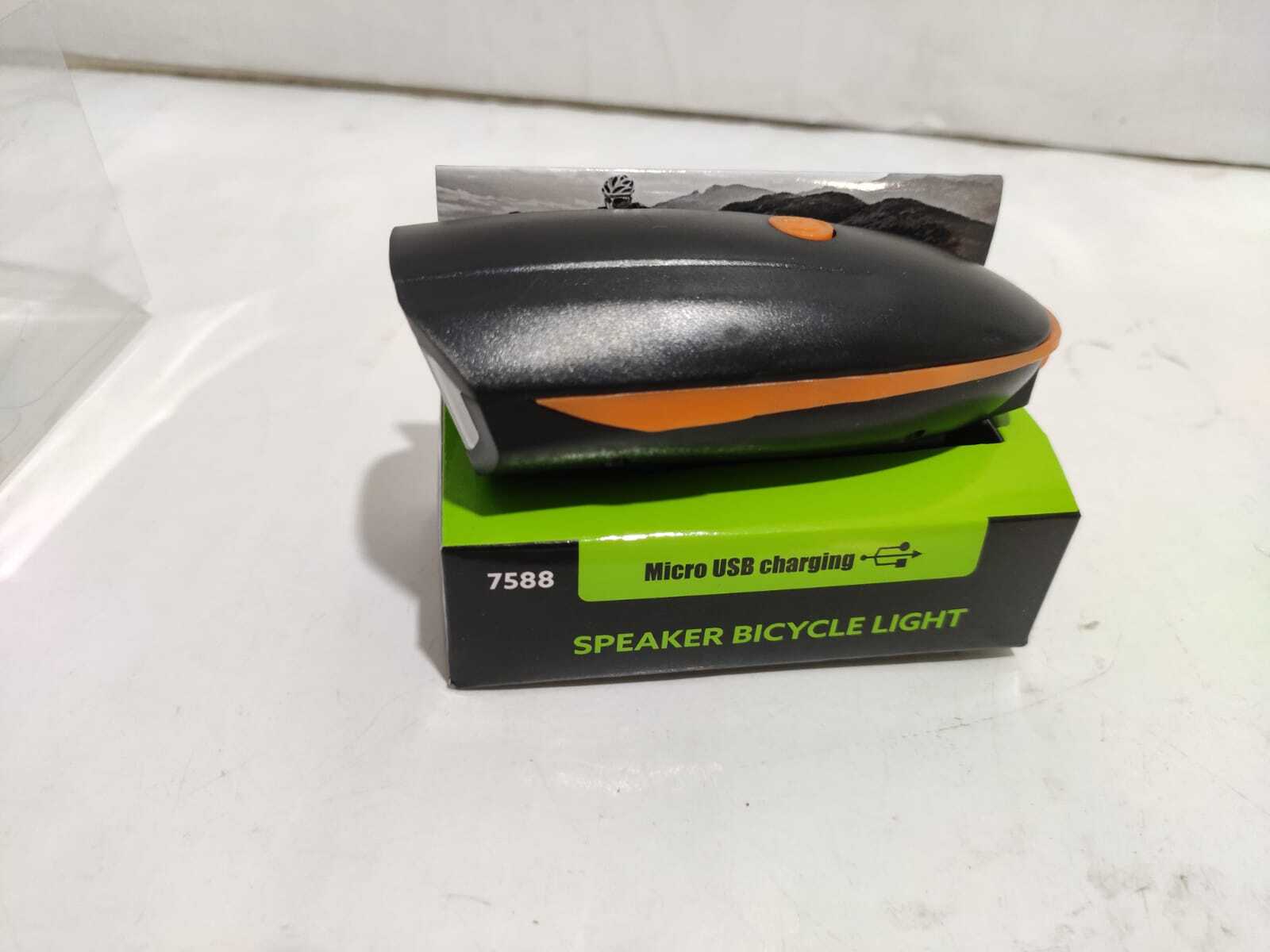 BICYCLE HEAD LIGHT  (LIGHT WITH HORN CHARGEABLE 7588)