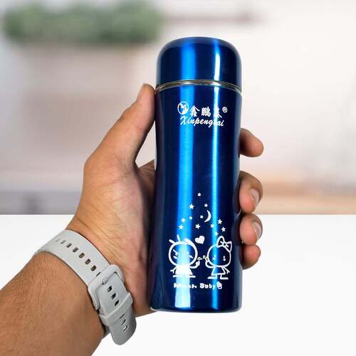 THERMOS BOTTLE 200ML HIGH QUALITY STEEL THERMOS BOTTLE FOR TEA AND  COFFEE USE (6774)