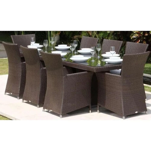Wicker Outdoor Dining Table Set