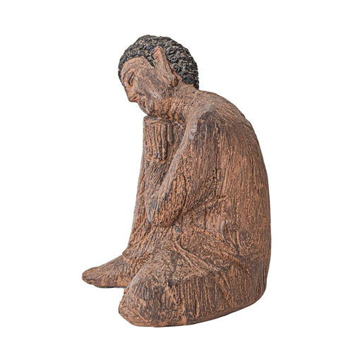 Wooden Sitting Buddha Statue