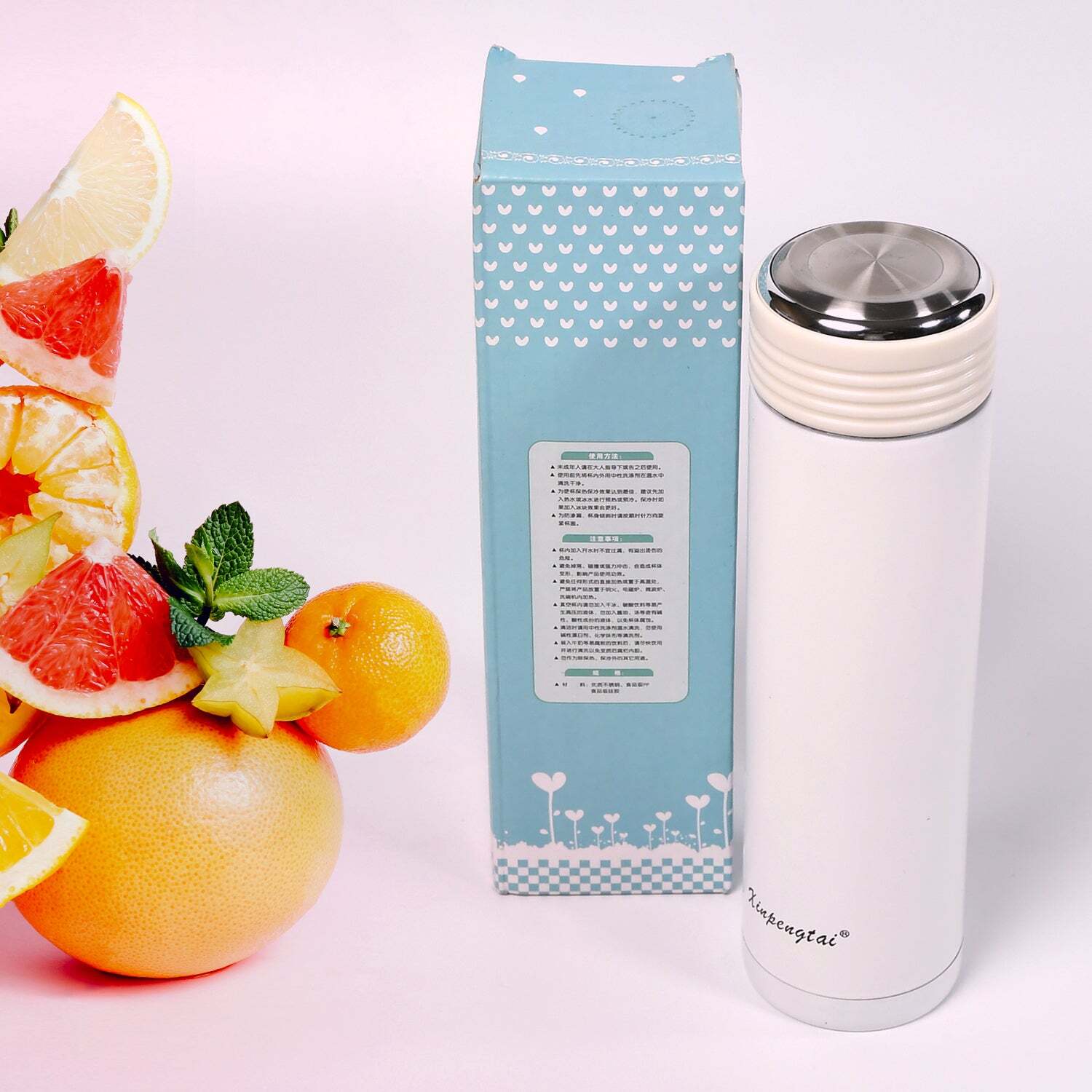 VACUUM INSULATED STAINLESS STEEL BOTTLE 500ML DOUBLE LAYER HIGH QUALITY BOTTLE FOR LEAK PROOF OFFICE BOTTLE GYM BOTTLE HOME KITCHEN HIKING TREKING BOTTLE TRAVEL BOTTLE (6776)