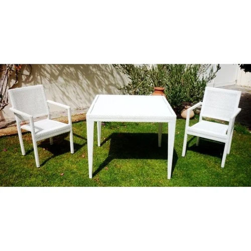 Wicker Outdoor Dining Table And Chair