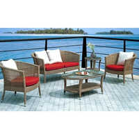 Stylish Wicker Sofa Set - Shape: Round