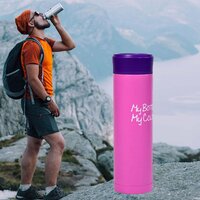 VACUUM STEEL BOTTLE TRAVEL WATER BOTTLE 400ML FOR HOME OFFICE AND SCHOOL USE (6786)