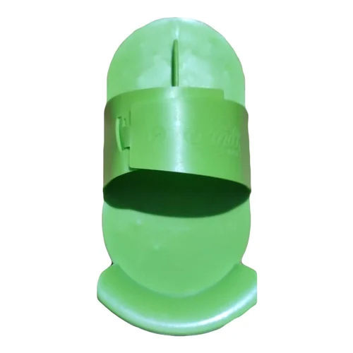 Plastic Green Pet Grooming Brush