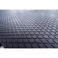 Black Rubber Cow Mat