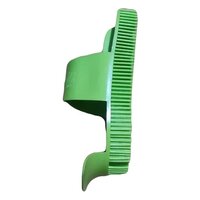 Plastic Green Pet Grooming Brush