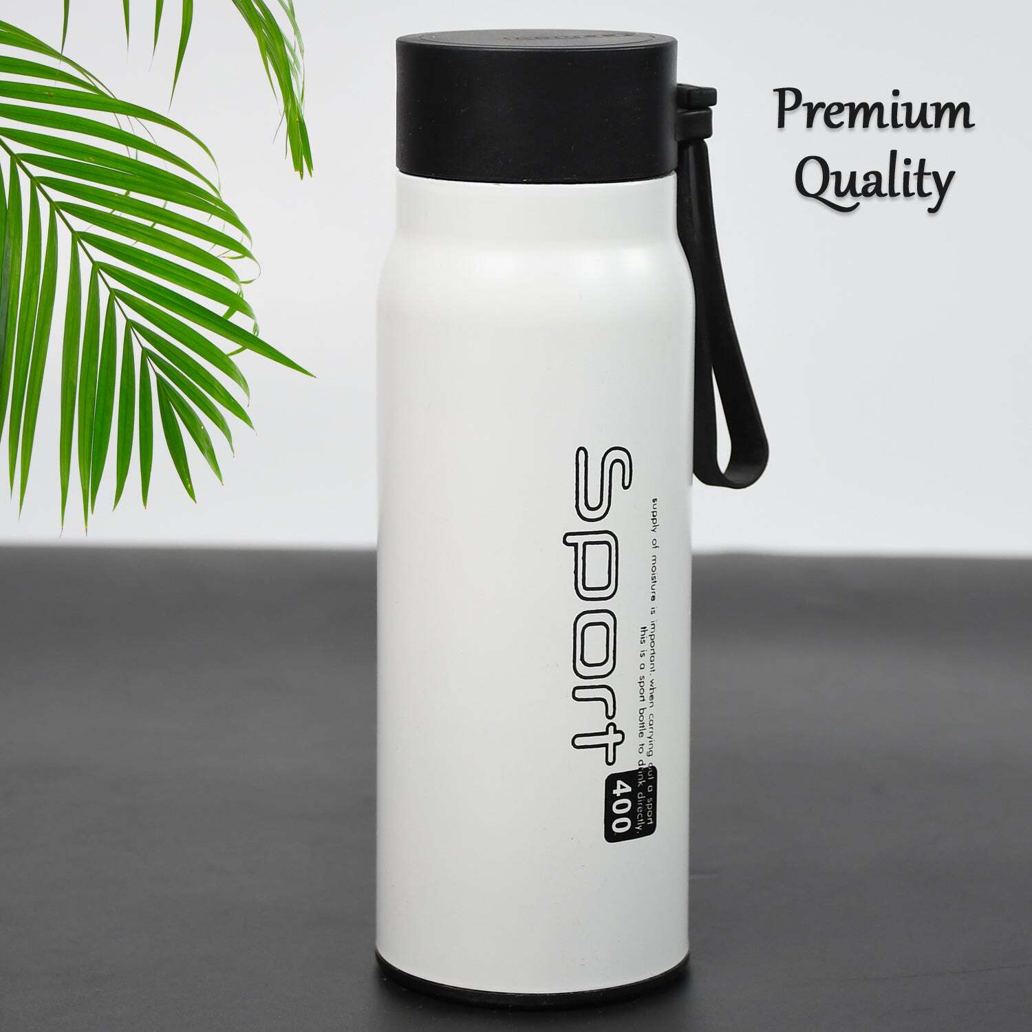SPORTS WATER BOTTLE INSULATED STAINLESS STEEL KEEPS LIQUIDS HOT OR COLD WITH DOUBLE WALL VACUUM INSULATED BOTTLE (6789)