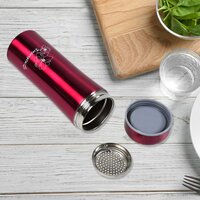 STEEL PREMIUM DRINKING CUP WATER BOTTLE 380ML BOTTLE FOR LEAK PROOF OFFICE BOTTLE GYM BOTTLE HOME KITCHEN TRAVEL BOTTLE (6793)