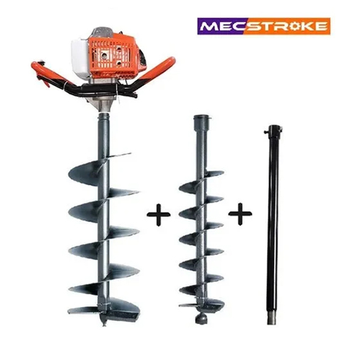 Mecstroke Heavy Duty 68cc Petrol Earth Auger