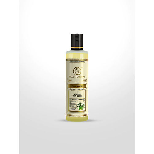 Khadi Natural Neem And Teatree Face Wash- Sls And Paraben Free-210 Ml Age Group: Adult