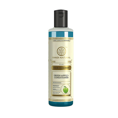 KHADI NATURAL GREEN APPLE And CONDITIONER HAIR CLEANSER 210 ml