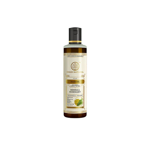 Khadi Natural Henna Rosemarry Paraben Mineral Oil Free 210 ml