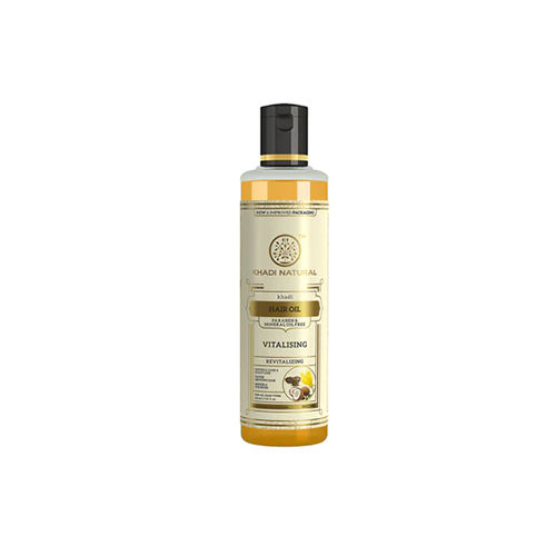 Khadi Natural Vitalising Hair Oil Paraben Mineral Oil Free 210 Ml