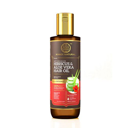 Khadi Natural Hibiscus And Aloe Vera Hair Oil