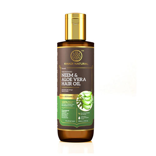 Khadi Natural Neem and Aloe Vera Hair Oil