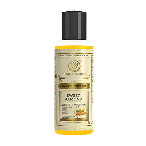 Khadi Natural Sweet Almond Hair And Body Oil-100 Ml Recommended For: All